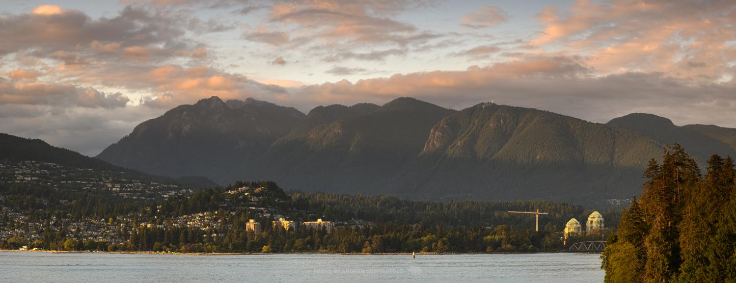 Good Evening, Mt. Fromme by Andrew Sommerfeld