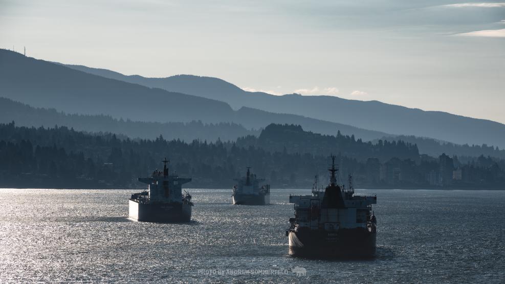 Good Morning, Burrard Inlet by Andrew Sommerfeld